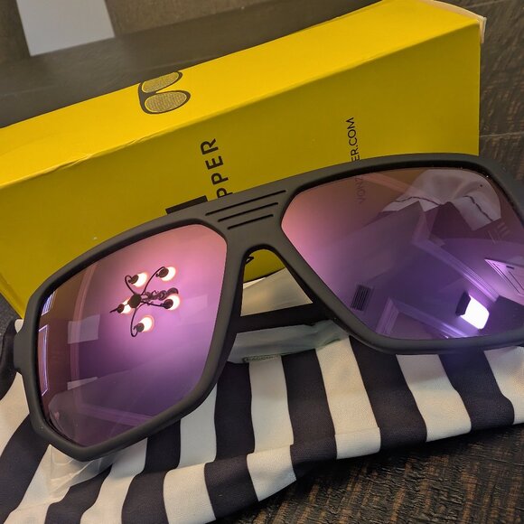 Vonzipper Sunglasses Roller Party Animals Lime BRAND NEW - Picture 1 of 6